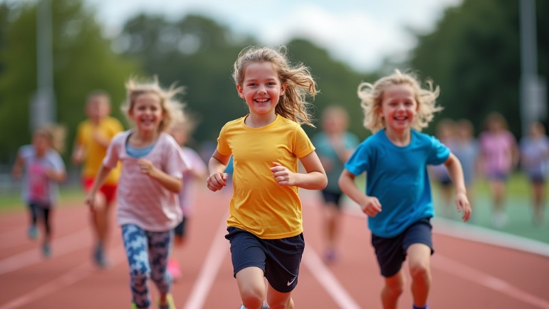 8k Relay Event Kicks Off on Refurbished Silksworth Athletics Track, Concept art for illustrative purpose, tags: mit families - Monok