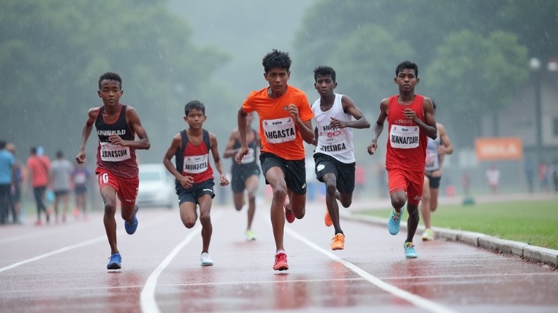 2025 Junior National Athletics Championship Concludes with Record-Breaking Performances, Concept art for illustrative purpose, tags: sri lankas bei den - Monok