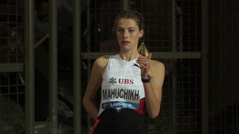#yaroslavamahuchikh taking off like a 💫#athletissima #lausannedl #shorts - Digital concept art for illustrative purpose, tags: athletissima und - Monok